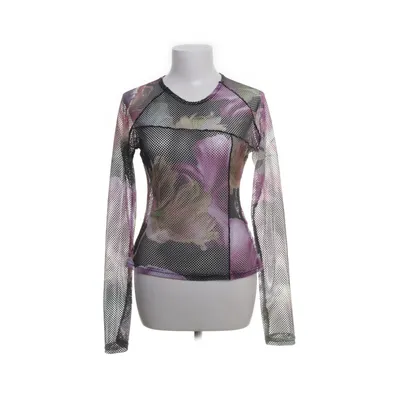 Mesh top (Zwart, Meerkleurig) van PrettyLittleThing Elastaan, Polyester