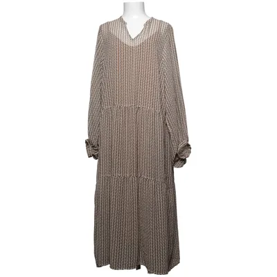 Maxikjole (Beige, Brun) fra Neo Noir Polyester, Viscose