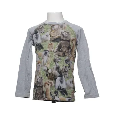 Lange mouwen shirt (Grijs, Meerkleurig) van Molo