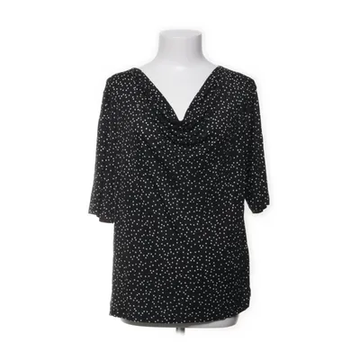 Blus (Svart, Vit) från Siden Selma Silke