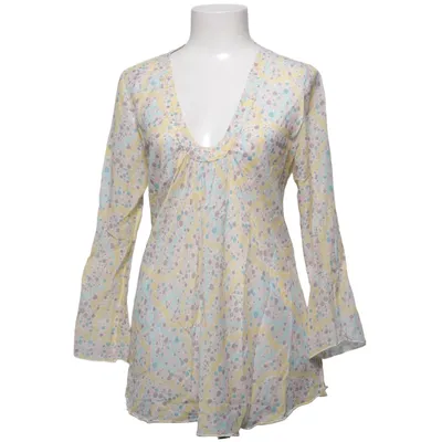 Bluse (Gul, Flerfarvet) fra Nolita Bomuld, Silke