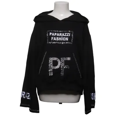 Huvtröja (Svart) från Paparazzi Fashion Bomull, Elastan