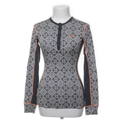 Haut thermique (Gris, Multicolore) de Kari Traa Laine de mouton
