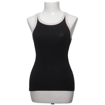 Tank Top (Black, White) from Arket Cotton, Elastane