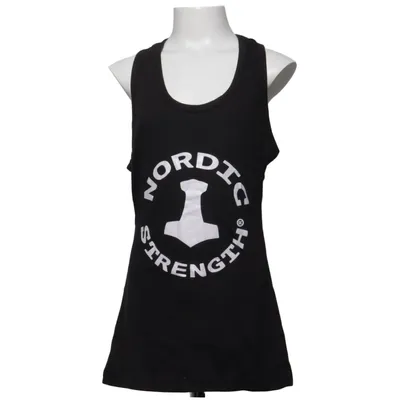Sport tanktop (Zwart) van Nordic Strength Katoen, Polyester
