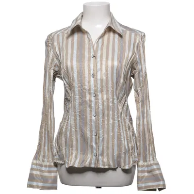 Shirt (Bruin, Wit, Blauw) van Biba Polyester