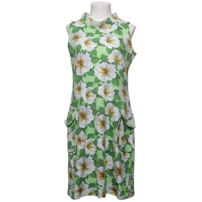 Dress (Green, White) from Margot Cotton, Elastane