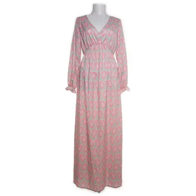 Långklänning (Beige, Rosa) från Misslook Bomull, Polyester