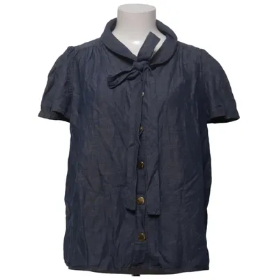 Haut (Bleu) de Boutique Moschino Coton, Lin