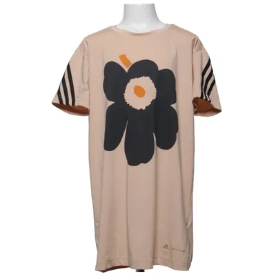 T-shirt (Beige, Svart) från Adidas x Marimekko Elastan, Återvunnen polyester