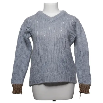 Sweater (Gray, Brown) from Naja Lauf Mohair, Wool