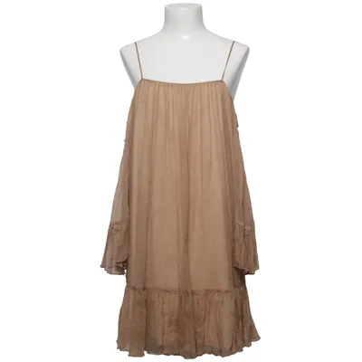 Kjole (Beige) fra Tiffi Polyester, Silke