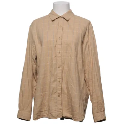 Shirt (Beige) from Uniqlo Acrylic, Cotton, Viscose