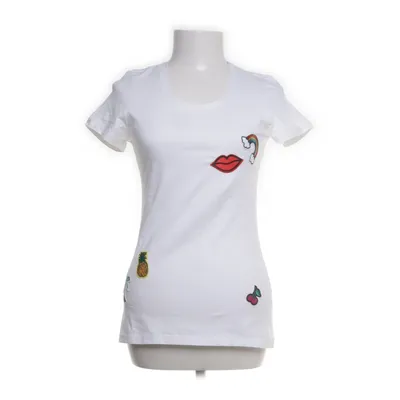 T-shirt (White, Multicolored) from Basic for you x Janina Stretch Cotton, Elastane