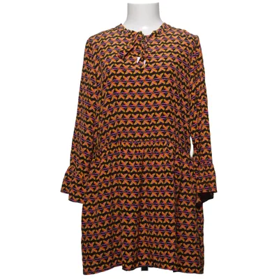 Dress (Black, Multicolored) from Aybi Silk