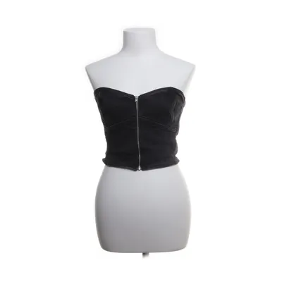 Tube top (Zwart) van Weekday Elastaan, Katoen