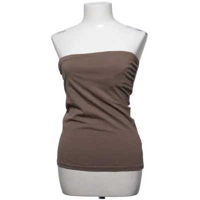 Tubetop (Brun) fra H&M Basic Bomuld, Elastan