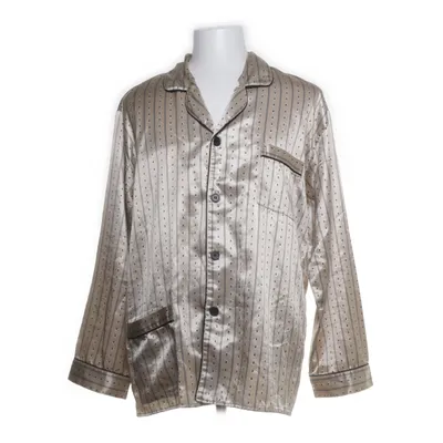 Pyjama shirt (Beige, Zwart) van Enrico Mori Polyester, Katoen