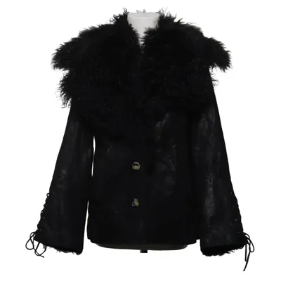 Shearlingjacka (Svart) från Frontrow Skinn, Polyester