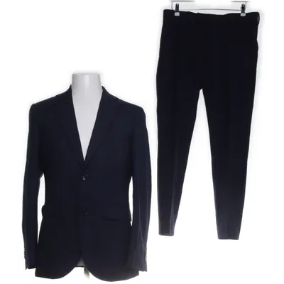 Pak (Blauw) van Riley Elastaan, Polyester, Wol, Viscose