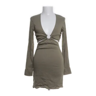 Cocktail dress (Green) from Zara Elastane, Linen, Polyamide, Viscose