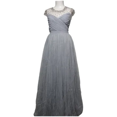 Evening gown (Gray) from Little Mistress Elastane, Polyamide, Polyester