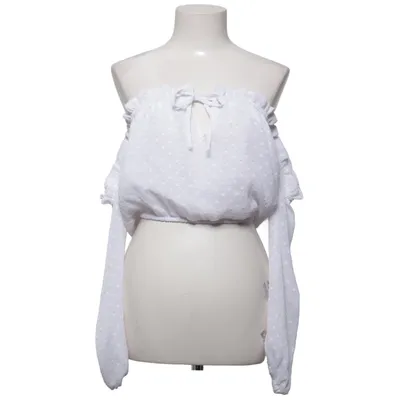 Crop top (Swiss Dot Off Shoulder Top) de Linn Ahlborg x NA-KD Polyester