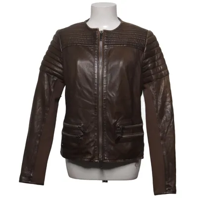 Leren jack (Bruin) van Rehard Katoen, Leer