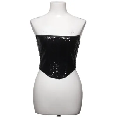 Korset (Sort, Sølv) fra Gina Tricot Elastan, Polyester