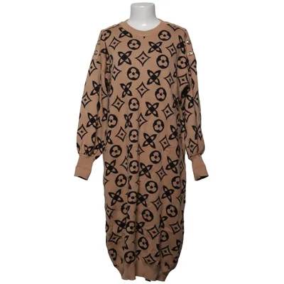 Jurk (Beige, Zwart) van Moewy Polyamide, Polyester, Viscose