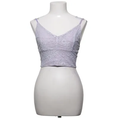 Crop top (Purple) from Bik Bok Cotton, Elastane, Polyamide, Polyester