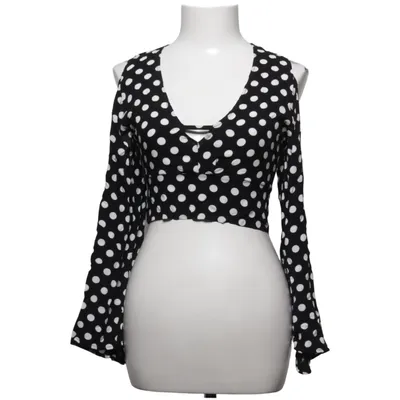 Crop top (Zwart, Wit) van Chiquelle Viscose
