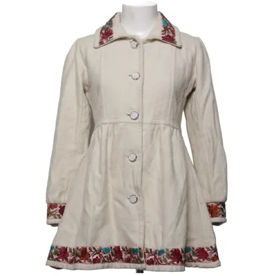Manteau (Beige, Multicolore) de Fritz & Axel Acrylique, Polyester, Laine