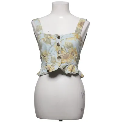 Crop top (Bleu, Jaune, Multicolore) de Liz Lisa Coton