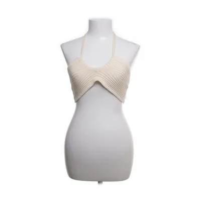 Crop top (Beige) de Urban Outfitters Coton, Polyamide, Viscose