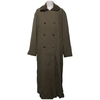 Trench coat (Green, Brown) from Johan Skoglund Acetate, Polyamide, Wool