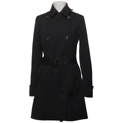 Trench-coat (Noir) de Armani Exchange Coton, Élasthane, Polyester