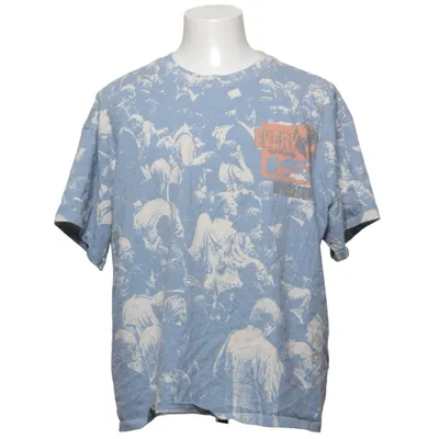 T-shirt (Blauw, Wit) van Urban Outfitters Katoen, Elastaan, Polyester