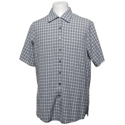 Short sleeve shirt (Blue, White) from Stefano Benuto Polyester, Viscose