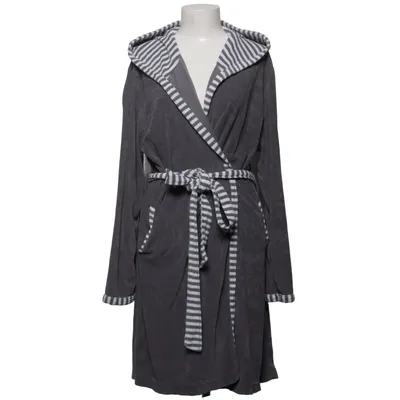 Bathrobe (Gray, White) from Vossen Cotton, Polyester