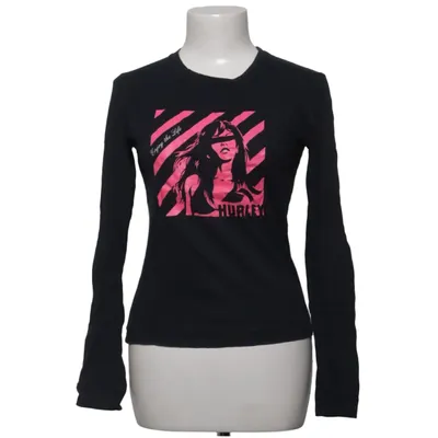 T-shirt à manches longues (Noir, Rose) de Hurley Coton