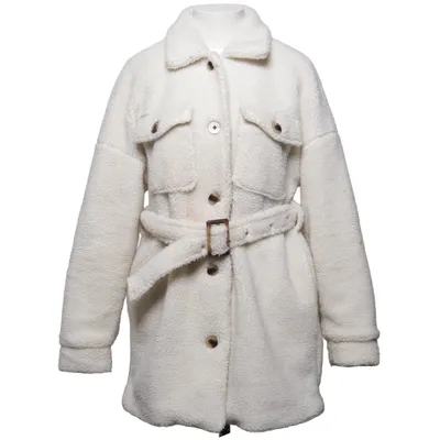 Winterjacke (Weiß) von Pieces Polyester