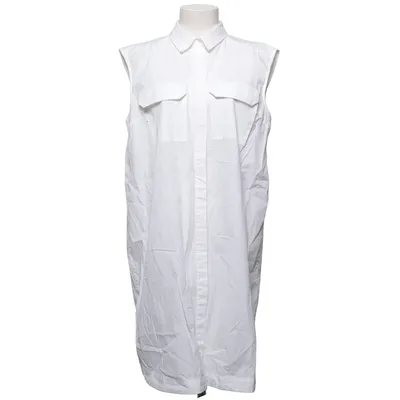 Shirt dress (White) from Pieces Organic cotton