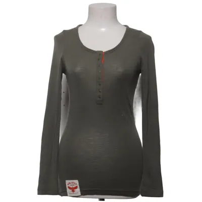 Henley shirt (Groen) van Mons Royale Merinowol