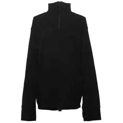 Fleece sweater (Black) from Woodstock Polyamide, Polyester, Wool
