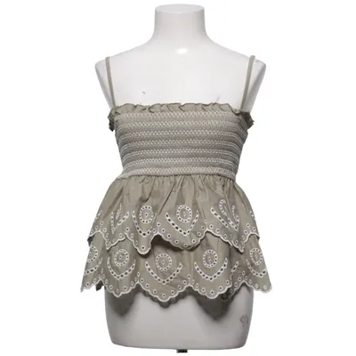 Haut (Vert) de Stradivarius Bambou, Coton