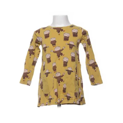 Klänning (Gul, Brun, Vit) från Alfons Åberg Bomull, Elastan