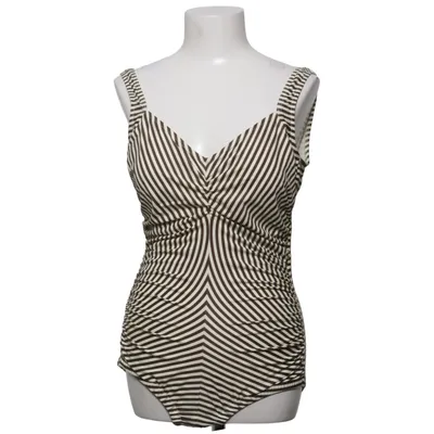 Swimsuit (Beige, Black) from Scampi Elastane, Nylon