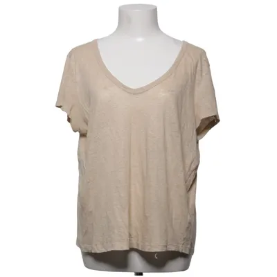 T-shirt (Beige) from L.O.G.G by H&M Linen