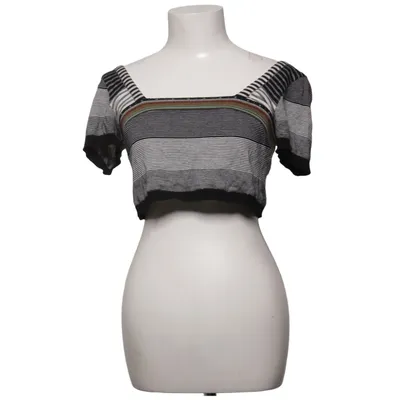 Crop Top (Schwarz, Weiß, Mehrfarbig) von Pianura Studio